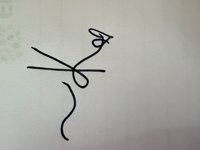 Krystal’s handwritten ~K signature